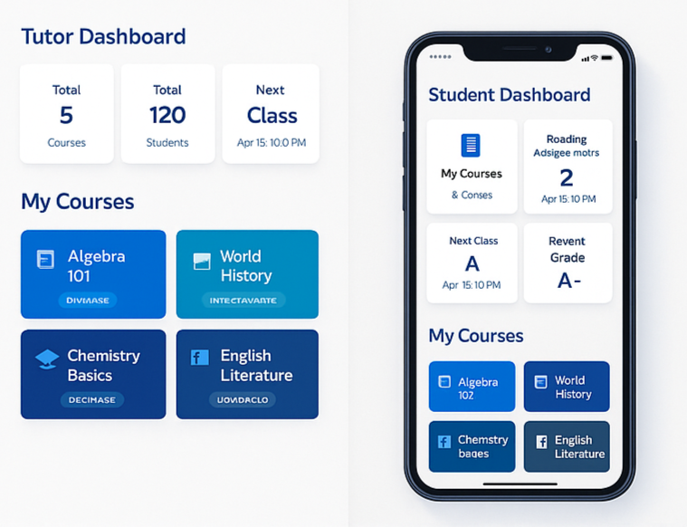 Tutor Dashboard + Student View